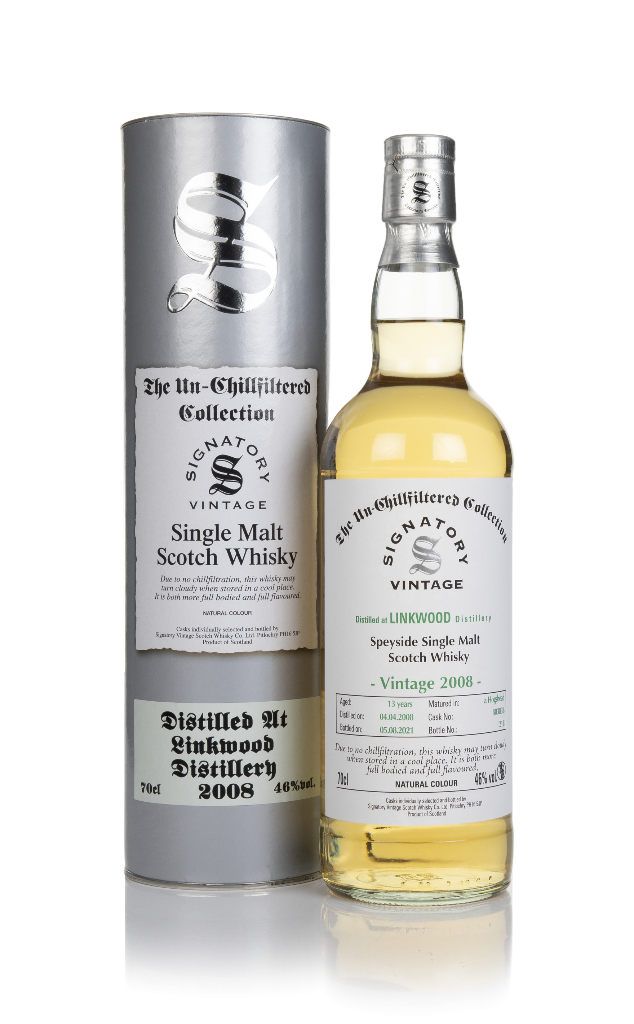 Linkwood 13 Year Old 2008 (cask 803836) - Un-Chillfiltered Collection (Signatory) 70cl product image