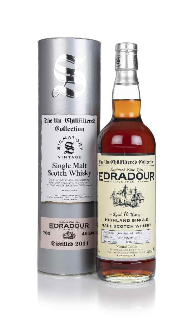 Edradour 10 Year Old 2011 (cask 351) - Un-Chillfiltered Collection (Signatory) 70cl product image