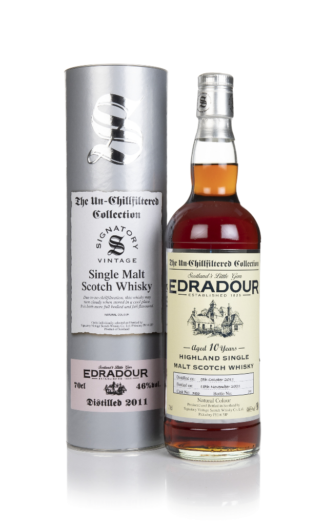 Edradour 10 Year Old 2011 (cask 386) - Un-Chillfiltered Collection (Signatory) 70cl product image