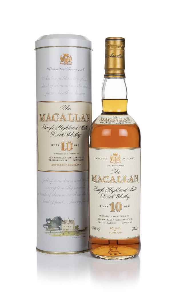 The Macallan 10 Year Old - 1990s (with Presentation Tube) 70cl product image