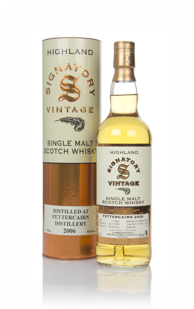 Fettercairn 11 Year Old 2006 (casks 107673 & 107674) - Signatory 70cl product image
