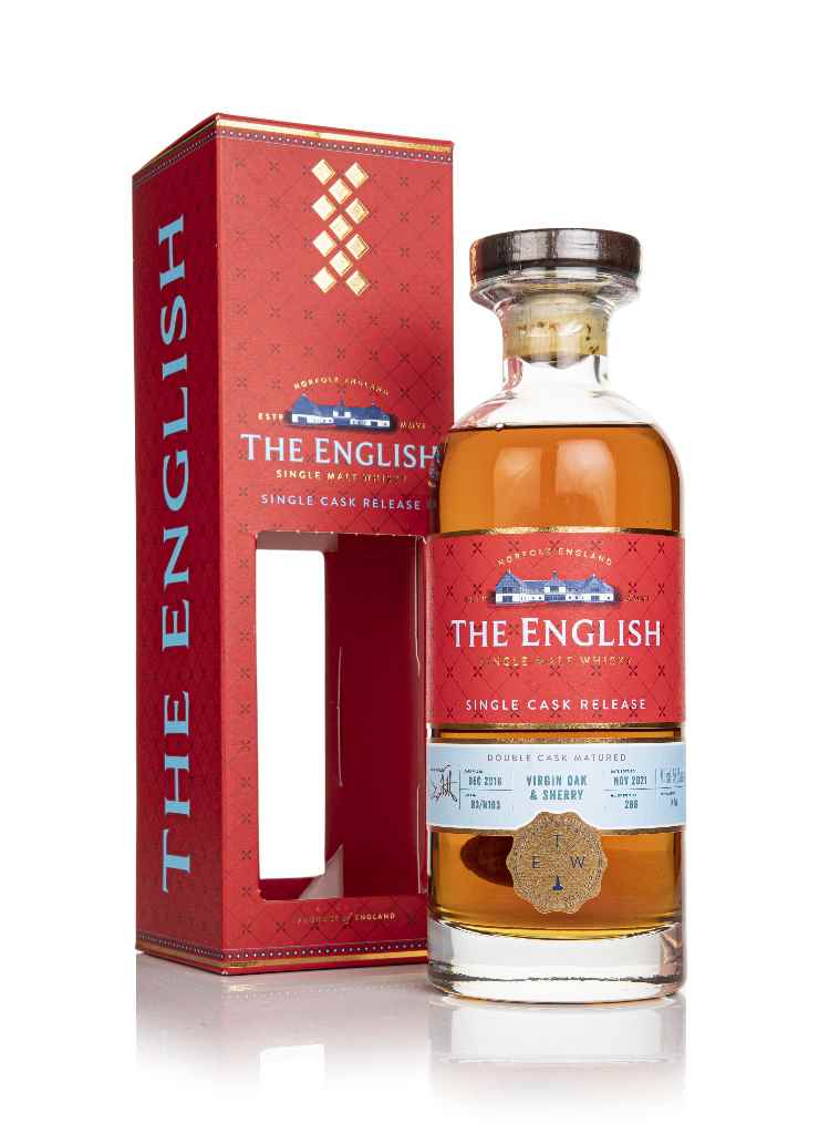 The English Double Cask Matured - Virgin Oak & Sherry Cask 70cl product image