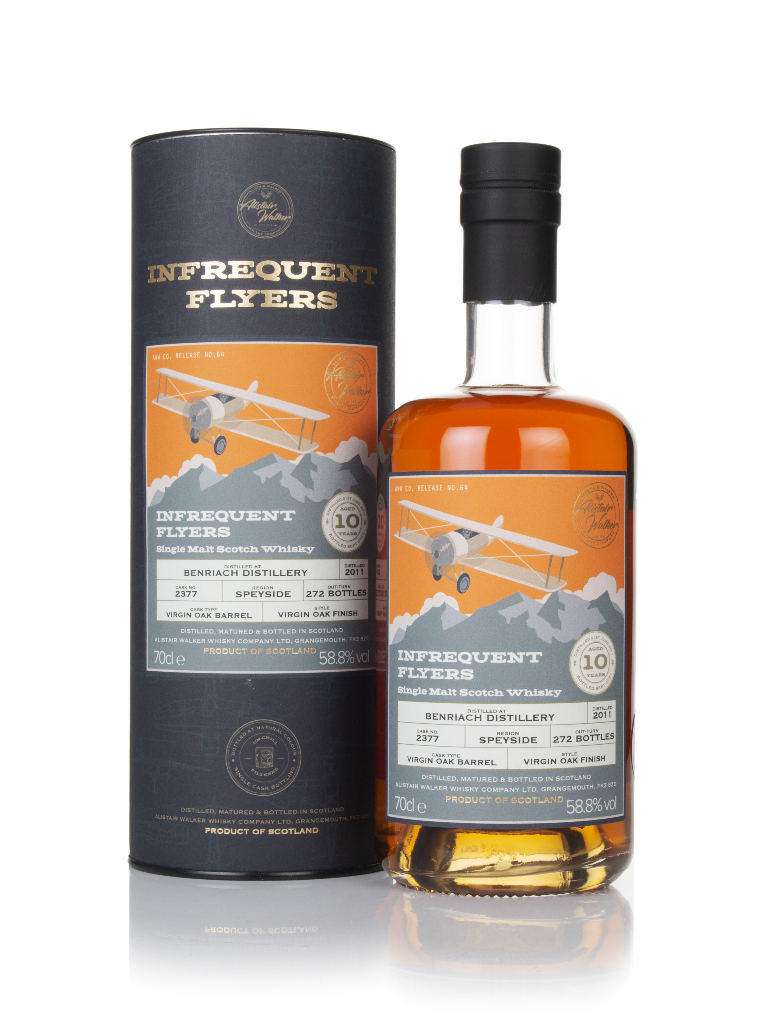 Benriach 10 Year Old 2011 (cask 2377) - Infrequent Flyers (Alistair Walker) 70cl product image