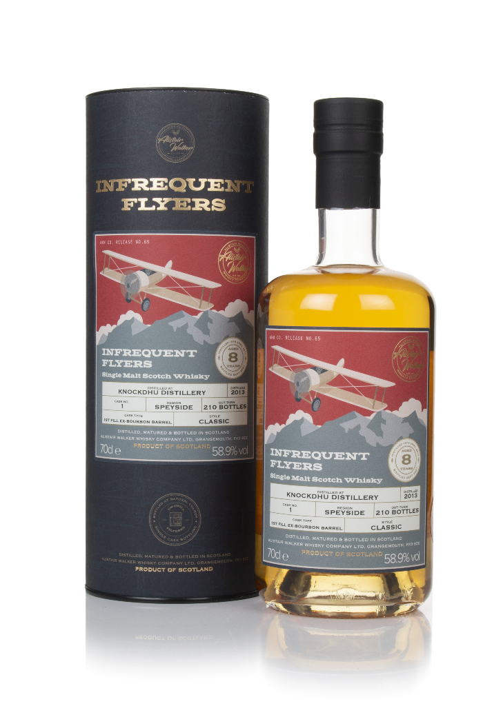 Knockdhu 8 Year Old 2013 (cask 1) - Infrequent Flyers (Alistair Walker) 70cl product image