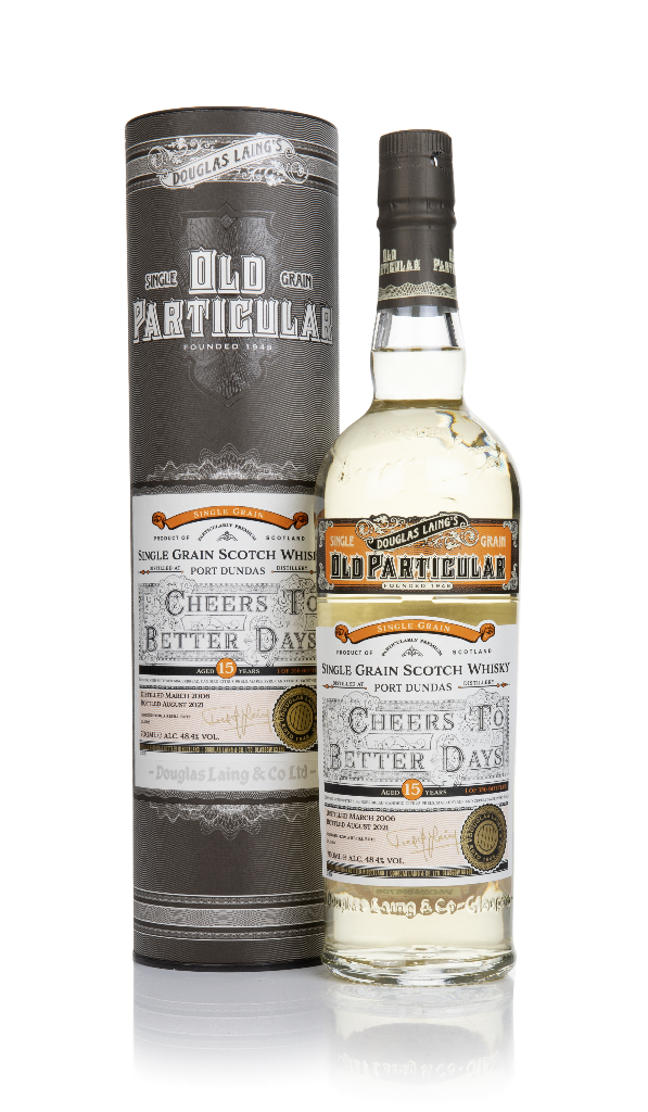 Port Dundas "Cheers To Better Days" 15 Year Old 2006 (cask 15316) - Old Particular (Douglas Laing) 70cl product image