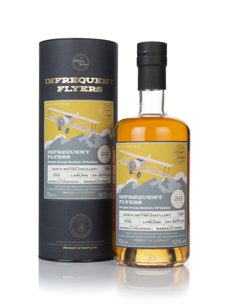 North British 26 Year Old 1995 (cask 5742) - Infrequent Flyers (Alistair Walker) 70cl product image