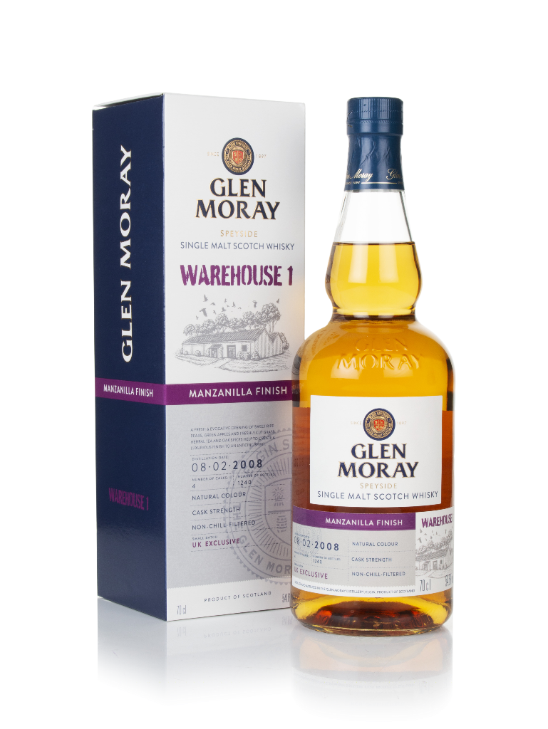 Glen Moray 2008 Manzanilla Finish - Warehouse 1 70cl product image