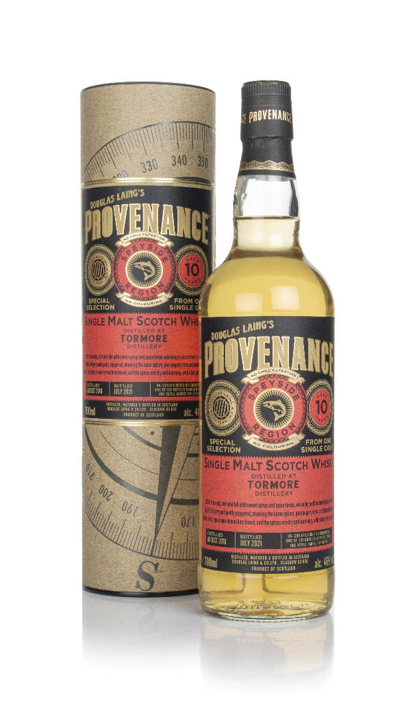 Tormore 10 Year Old 2010 (cask 15312) - Provenance (Douglas Laing) 70cl product image