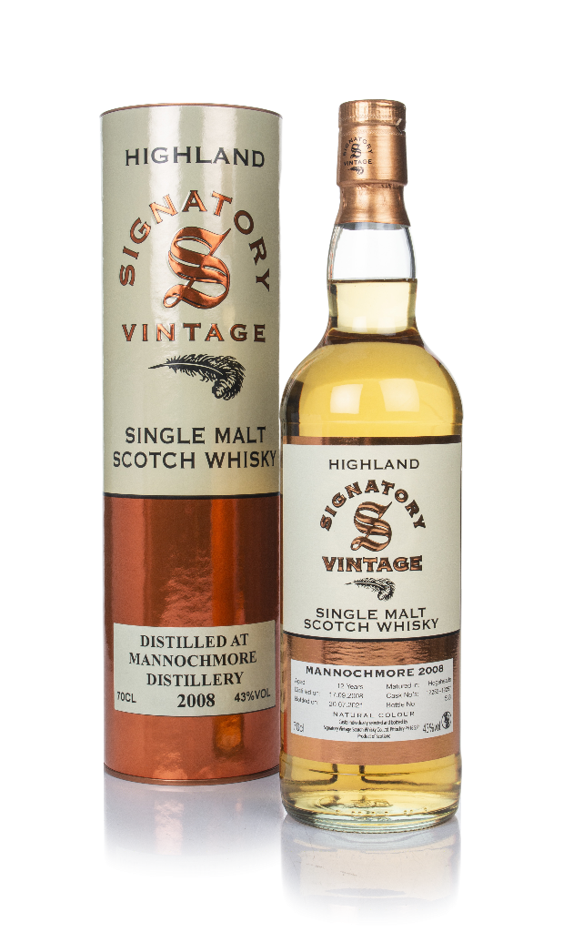 Mannochmore 12 Year Old 2008 (casks 12253 & 12257) - Signatory 70cl product image
