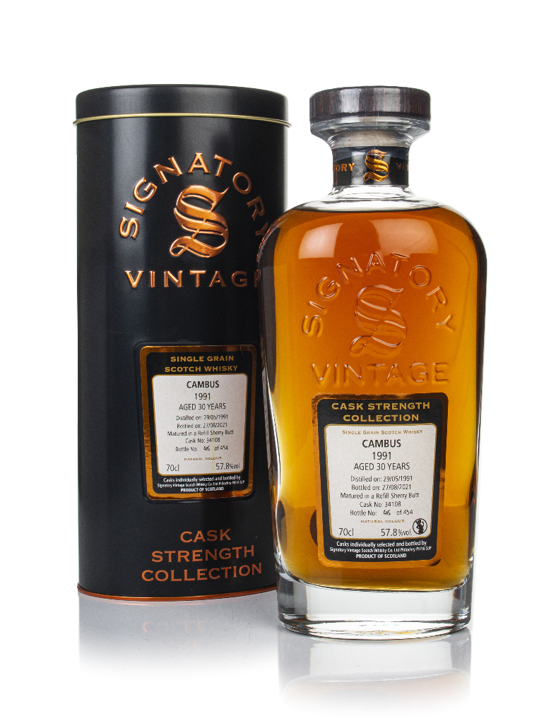 Cambus 30 Year Old 1991 (cask 34108) - Cask Strength Collection (Signatory) 70cl product image