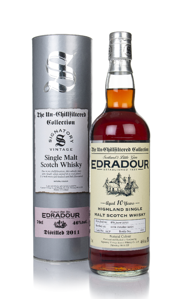Edradour 10 Year Old 2011 (cask 217) - Un-Chillfiltered Collection (Signatory) 70cl product image