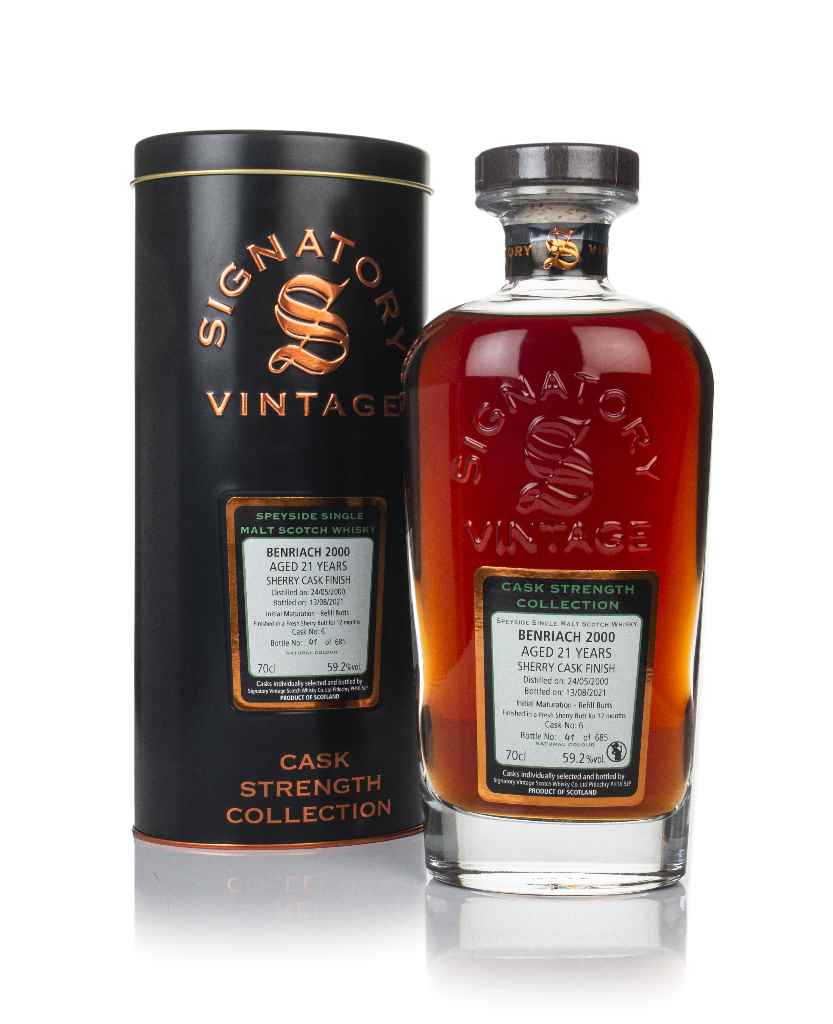 Benriach 21 Year Old 2000 (cask 6) - Cask Strength Collection (Signatory) 70cl product image