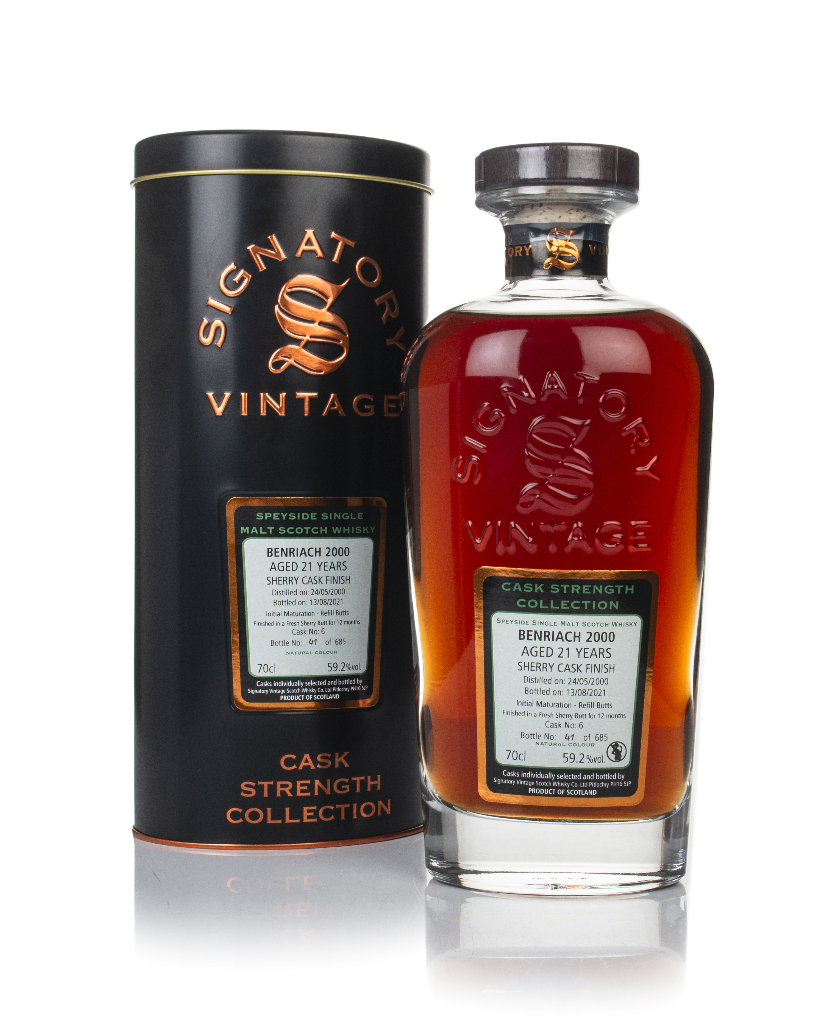 Benriach 21 Year Old 2000 (cask 6) - Cask Strength Collection (Signatory) 70cl product image