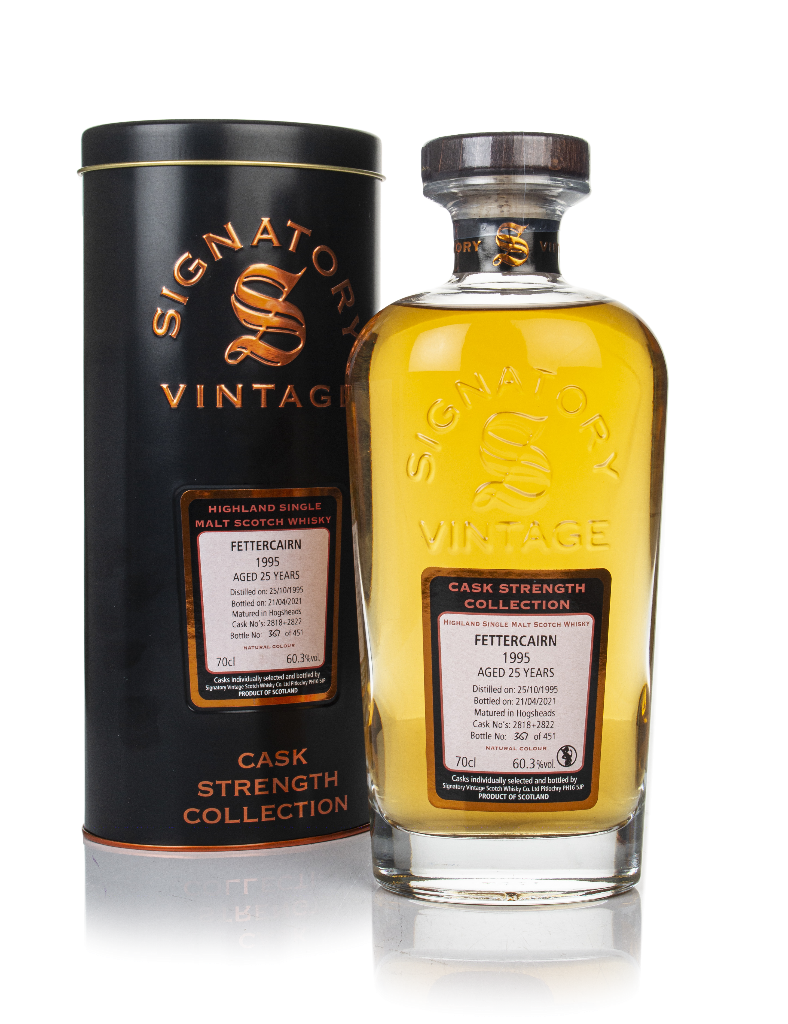 Fettercairn 25 Year Old 1995 (cask 2818 & 2822) - Cask Strength Collection (Signatory) 70cl product image