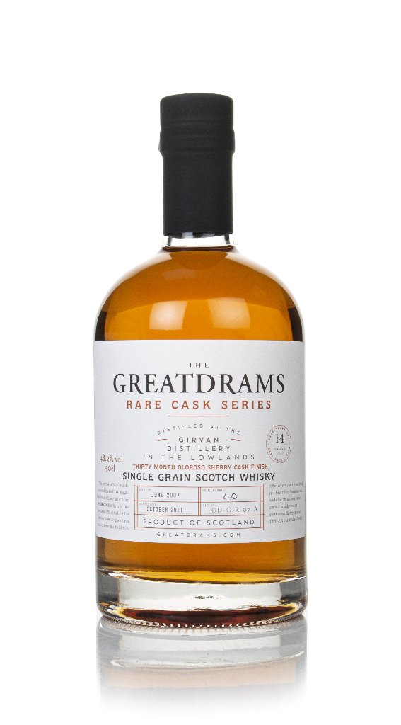 Girvan 14 Year Old 2007 - Rare Cask Series (GreatDrams) 50cl product image