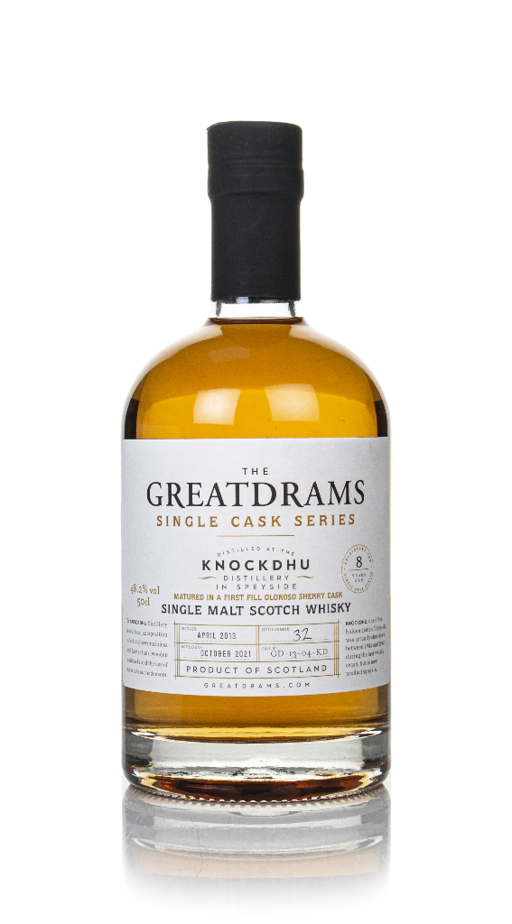 Knockdhu 8 Year Old 2013 - Single Cask Series (GreatDrams) 50cl product image