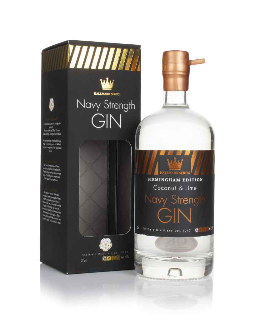 Sheffield Distillery Hallmark Navy Strength Coconut & Lime Gin - Birmingham Edition 70cl product image