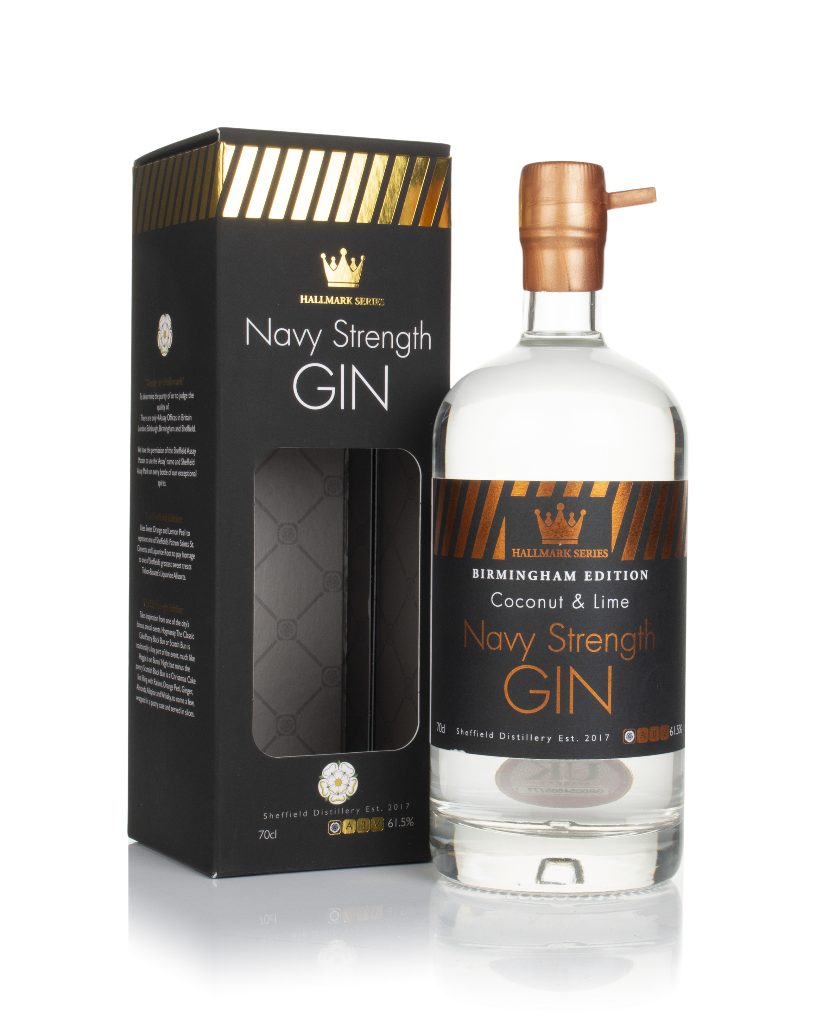 Sheffield Distillery Hallmark Navy Strength Coconut & Lime Gin - Birmingham Edition 70cl product image