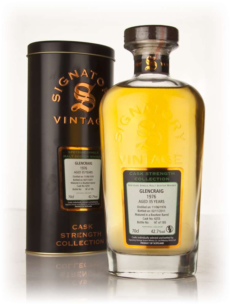 Glencraig 35 Year Old 1976 Cask 4255 - Cask Strength Collection (Signatory)  70cl product image