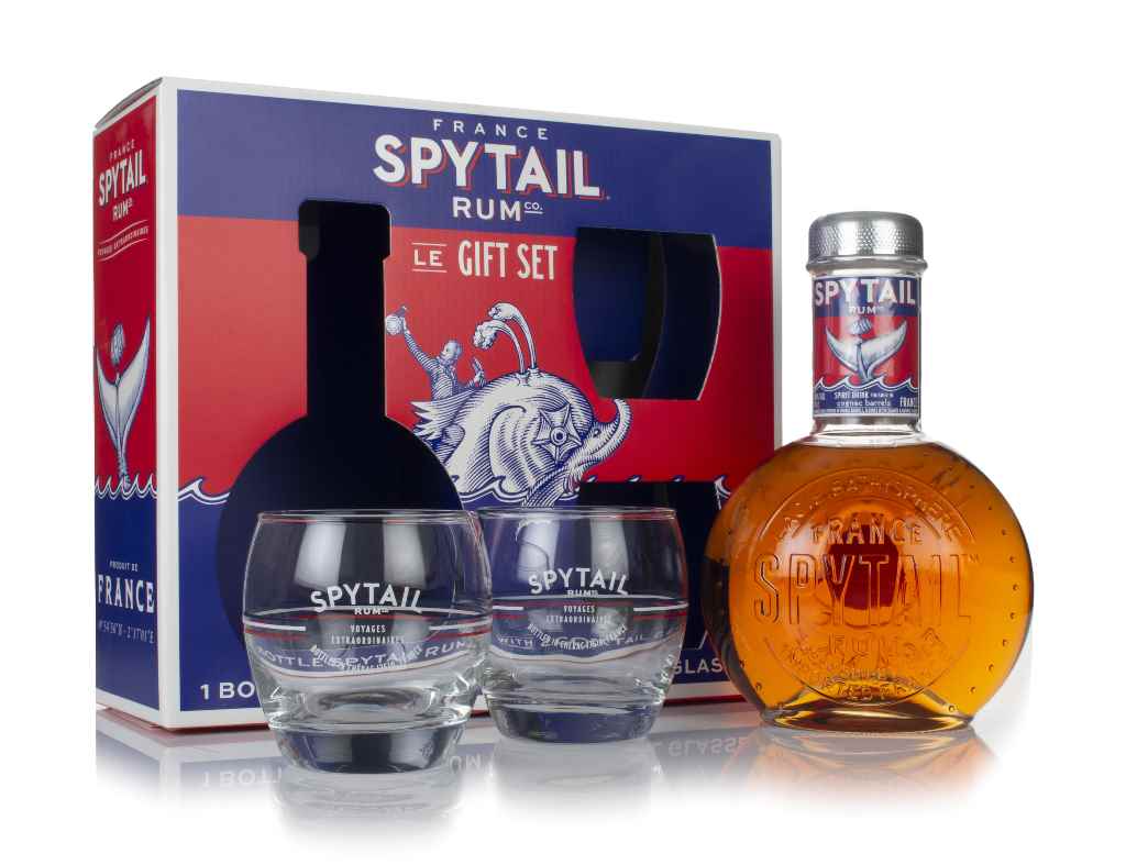 Spytail Cognac Cask Gift Pack with 2x Glasses 70cl product image