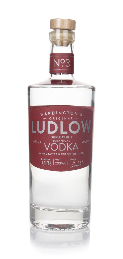 Wardington's No.3 Ludlow Triple Chilli Vodka 70cl product image