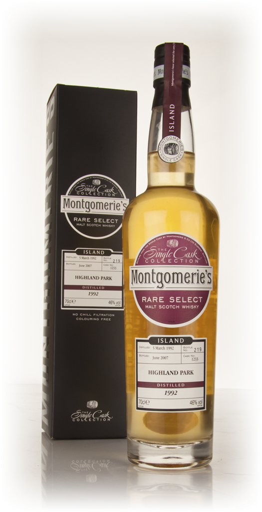 Highland Park 15 Year Old 1992 - Rare Select (Montgomerie's) 70cl product image