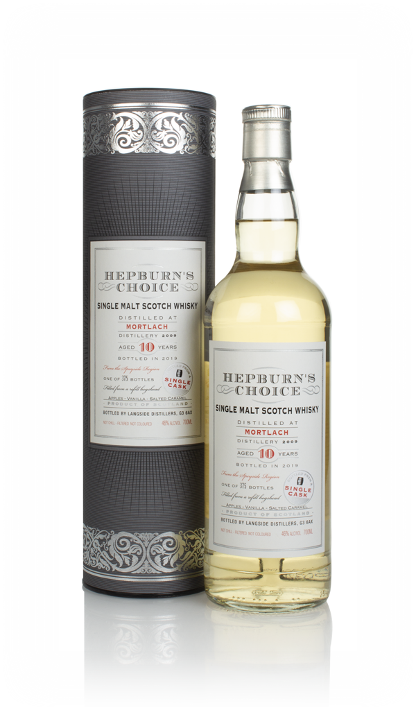 Mortlach 10 Year Old 2009 (bottled 2019) - Hepburn's Choice (Langside) 70cl product image