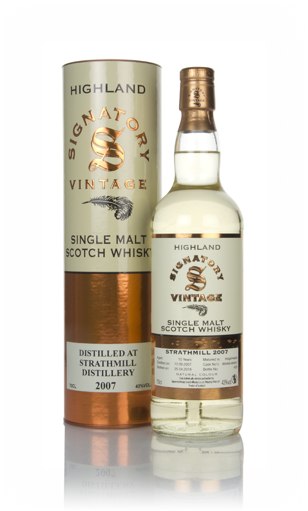 Strathmill 10 Year Old 2007 (casks 805456 & 805457) - Signatory 70cl product image