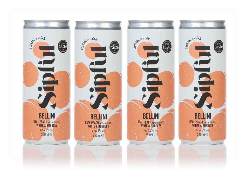 Sipful Peach Bellini (4 x 250ml) 100cl product image