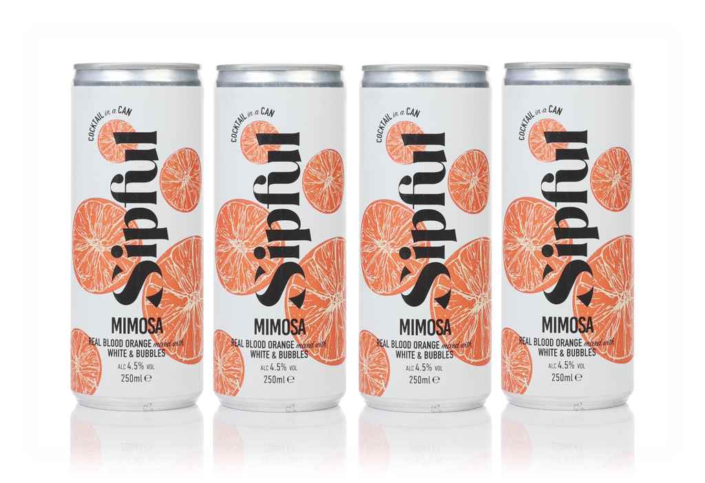 Sipful Blood Orange Mimosa  (4 x 250ml) 100cl product image
