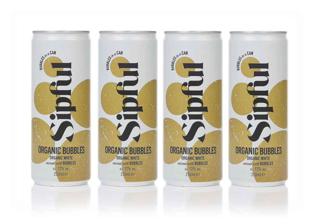 Sipful Organic Bubbles (4 x 250ml) 100cl product image