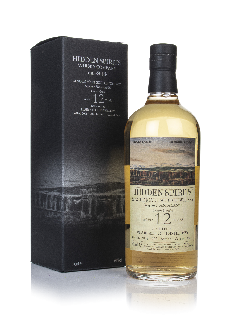 Blair Athol 12 Year Old 2008 (cask BA821) - Hidden Spirits 70cl product image