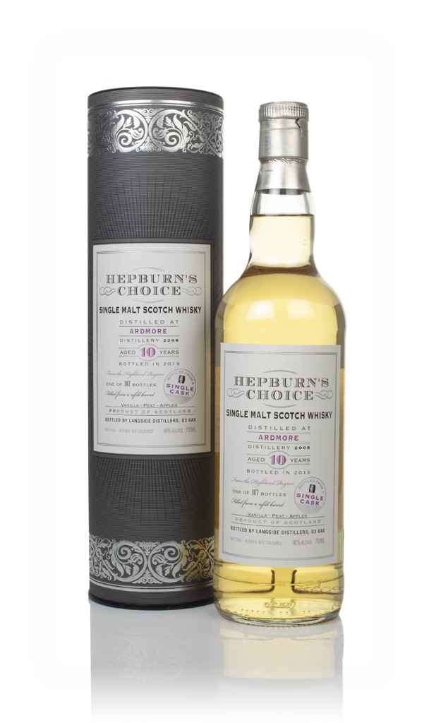 Ardmore 10 Year Old 2008 - Hepburn's Choice (Langside) 70cl product image