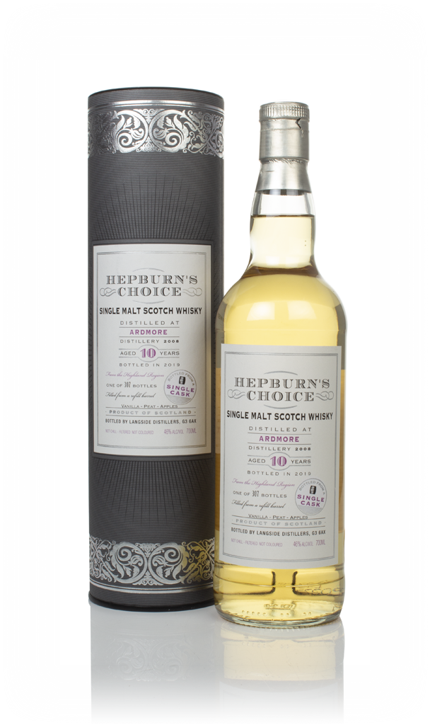 Ardmore 10 Year Old 2008 - Hepburn's Choice (Langside) 70cl product image