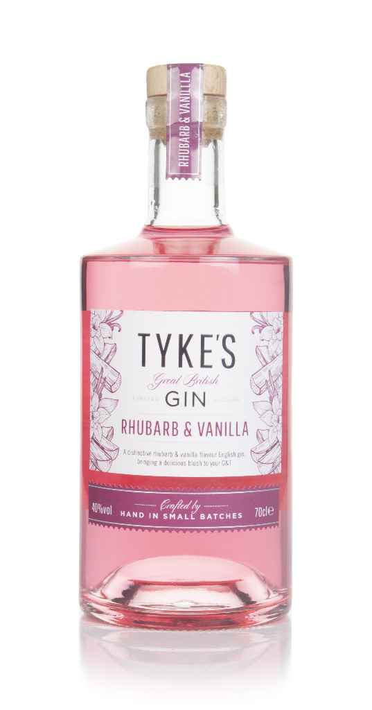 Tyke's Rhubarb & Vanilla Gin 70cl product image