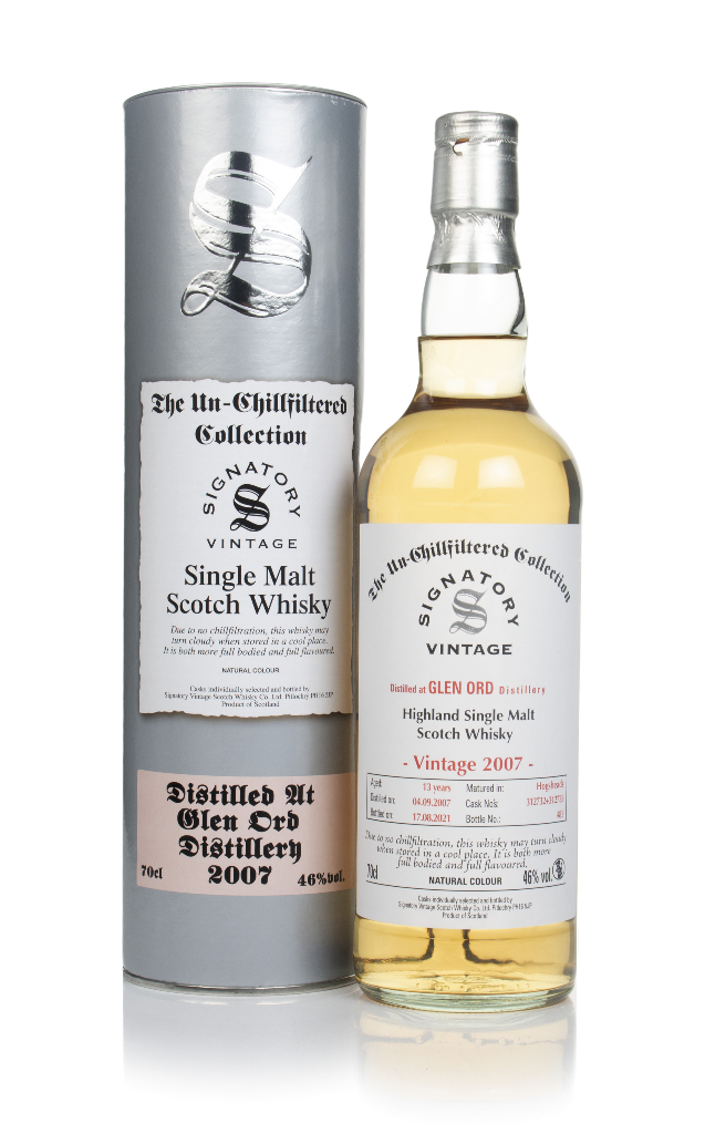 Glen Ord 13 Year Old 2007 (casks 312732 & 312733) - Un-Chillfiltered Collection (Signatory) 70cl product image