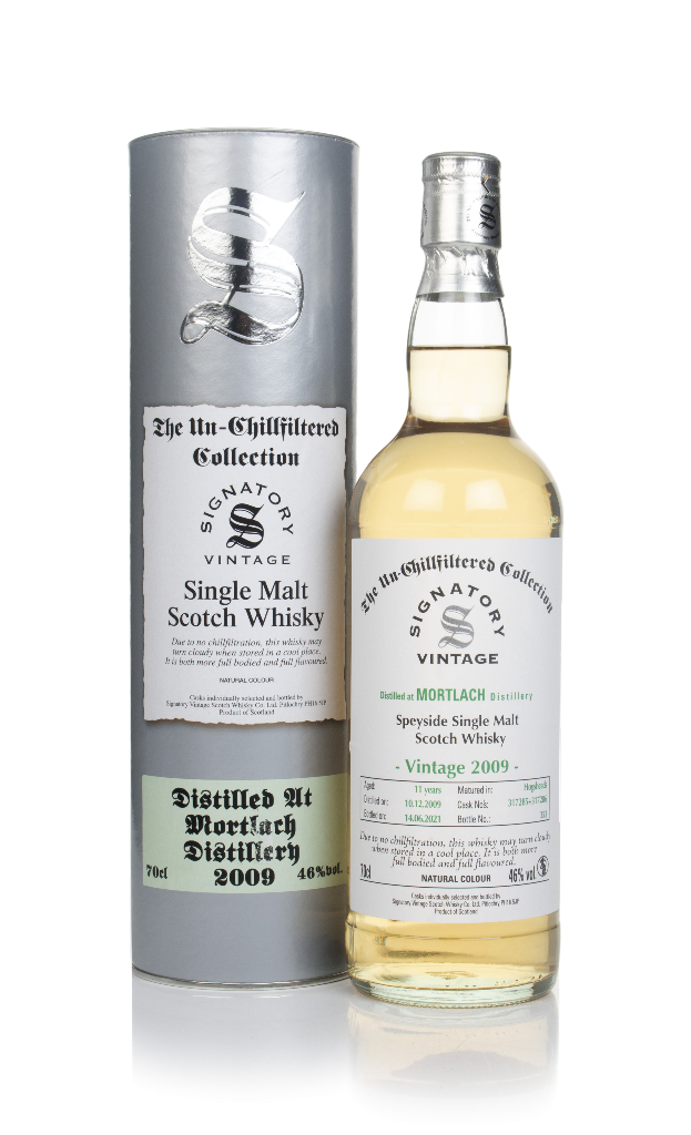Mortlach 11 Year Old 2009 (casks 317285 & 317286) - Un-Chillfiltered Collection (Signatory) 70cl product image