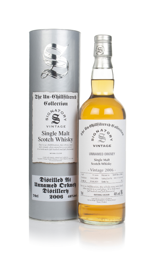 Unnamed Orkney 15 Year Old 2006 (casks 17/A65 #18) - Un-Chillfiltered Collection (Signatory) 70cl product image