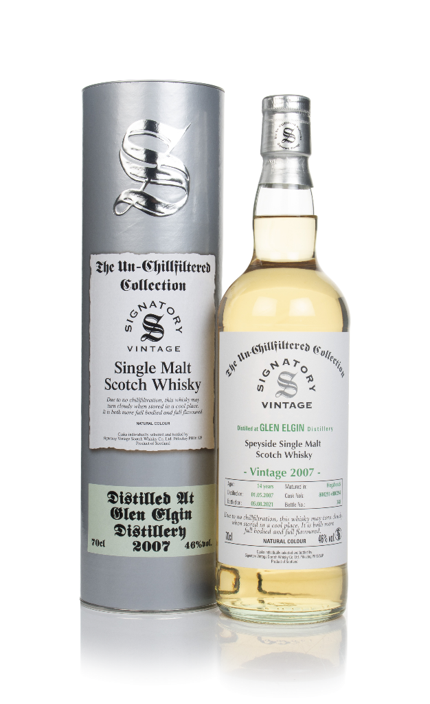Glen Elgin 14 Year Old 2007 (casks 800291 & 800294) - Un-Chillfiltered Collection (Signatory) 70cl product image