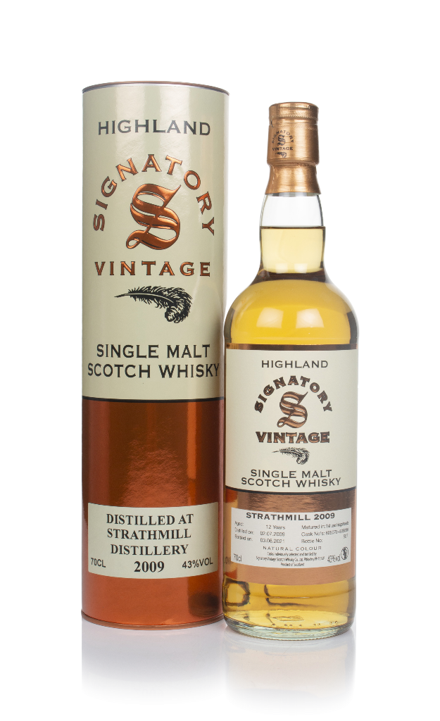 Strathmill 12 Year Old 2009 (casks 805070 & 805096) - Signatory 70cl product image