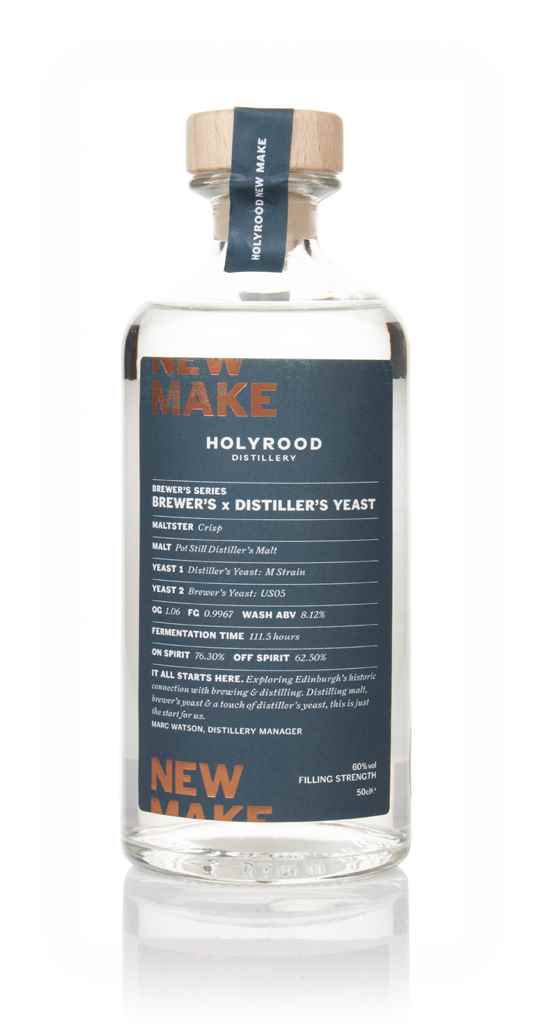 Holyrood New Make Spirit - Brewer's X Distiller's Yeast 50cl product image