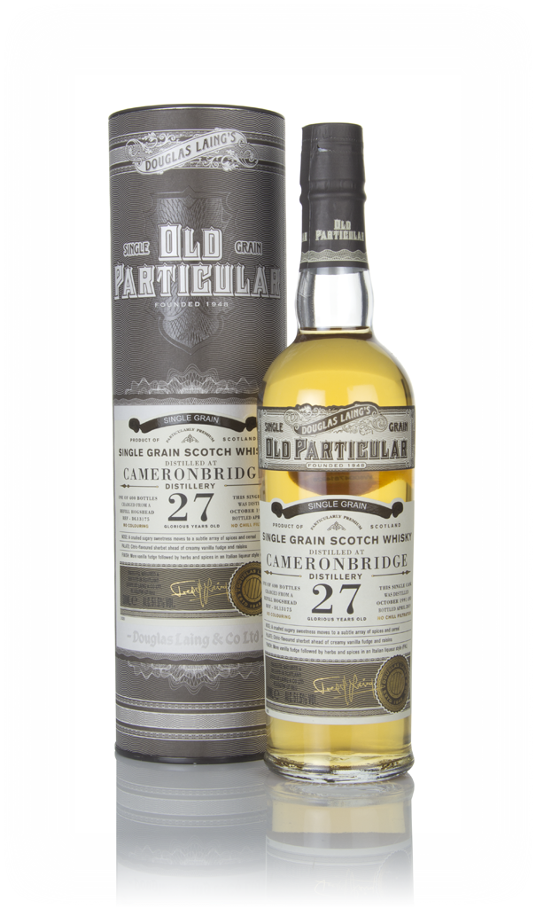 Cameronbridge 27 Year Old 1991 (cask 13175) - Old Particular (Douglas Laing) 50cl product image