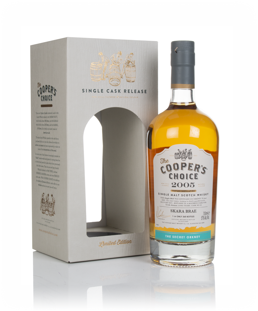 Skara Brae 16 Year Old 2005 (cask 22) - The Cooper's Choice (The Vintage Malt Whisky Co.) 70cl product image