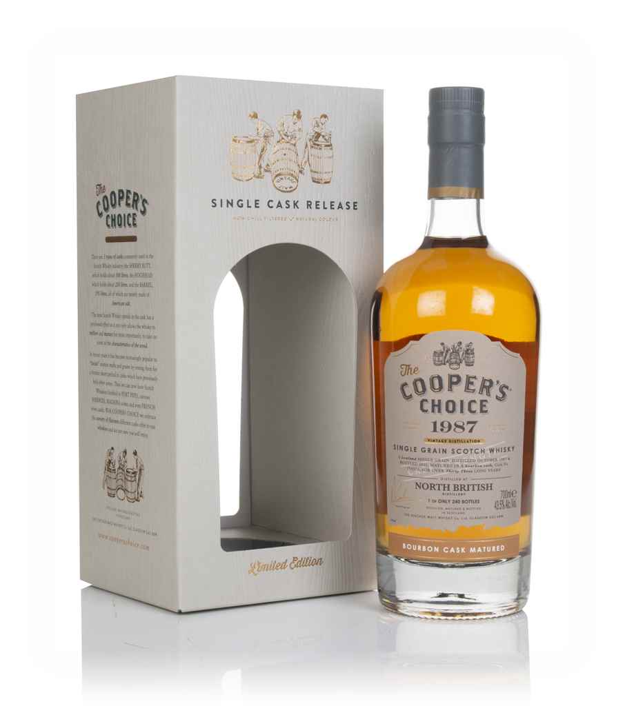 North British 33 Year Old 1987 (cask 238570) - The Cooper's Choice (The Vintage Malt Whisky Co.) 70cl product image