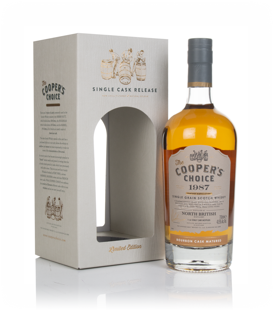 North British 33 Year Old 1987 (cask 238570) - The Cooper's Choice (The Vintage Malt Whisky Co.) 70cl product image