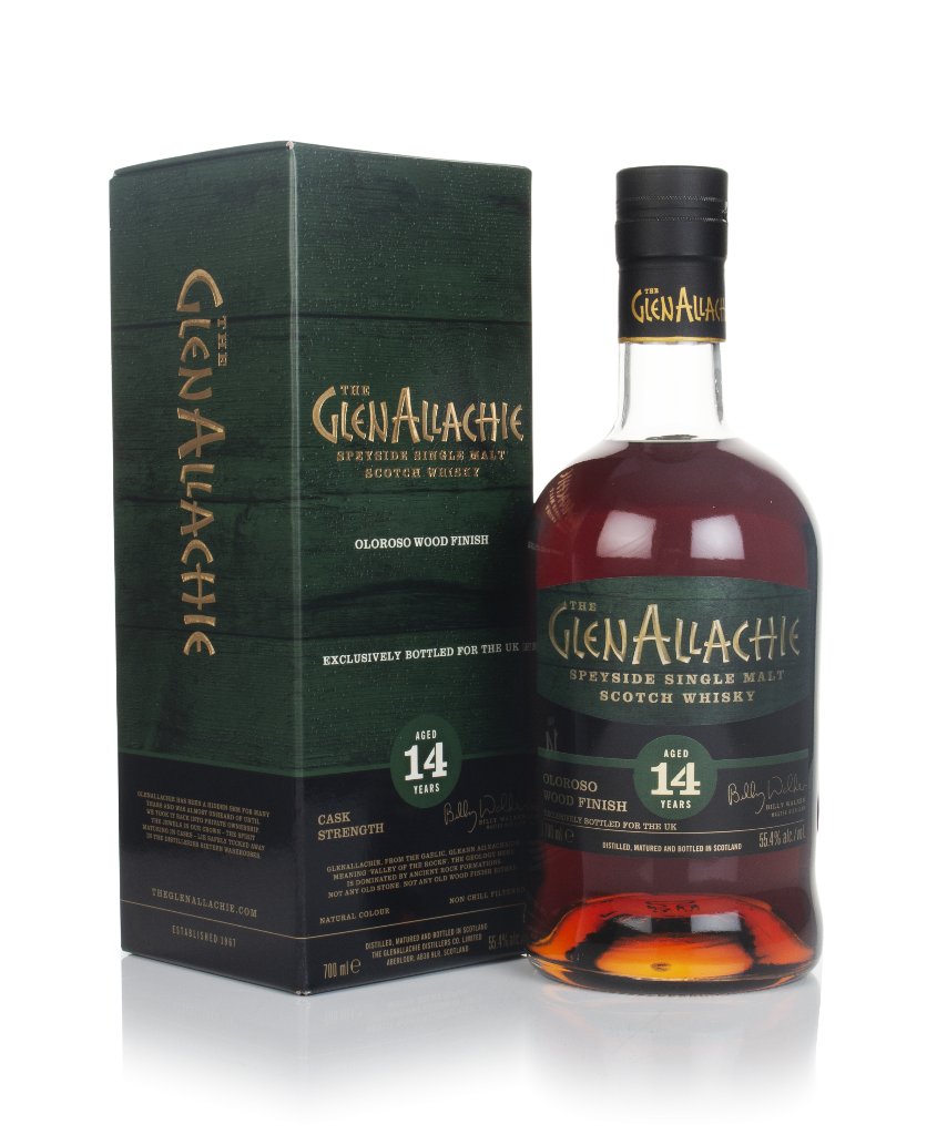 GlenAllachie 14 Year Old Cask Strength - Oloroso Wood Finish 70cl product image