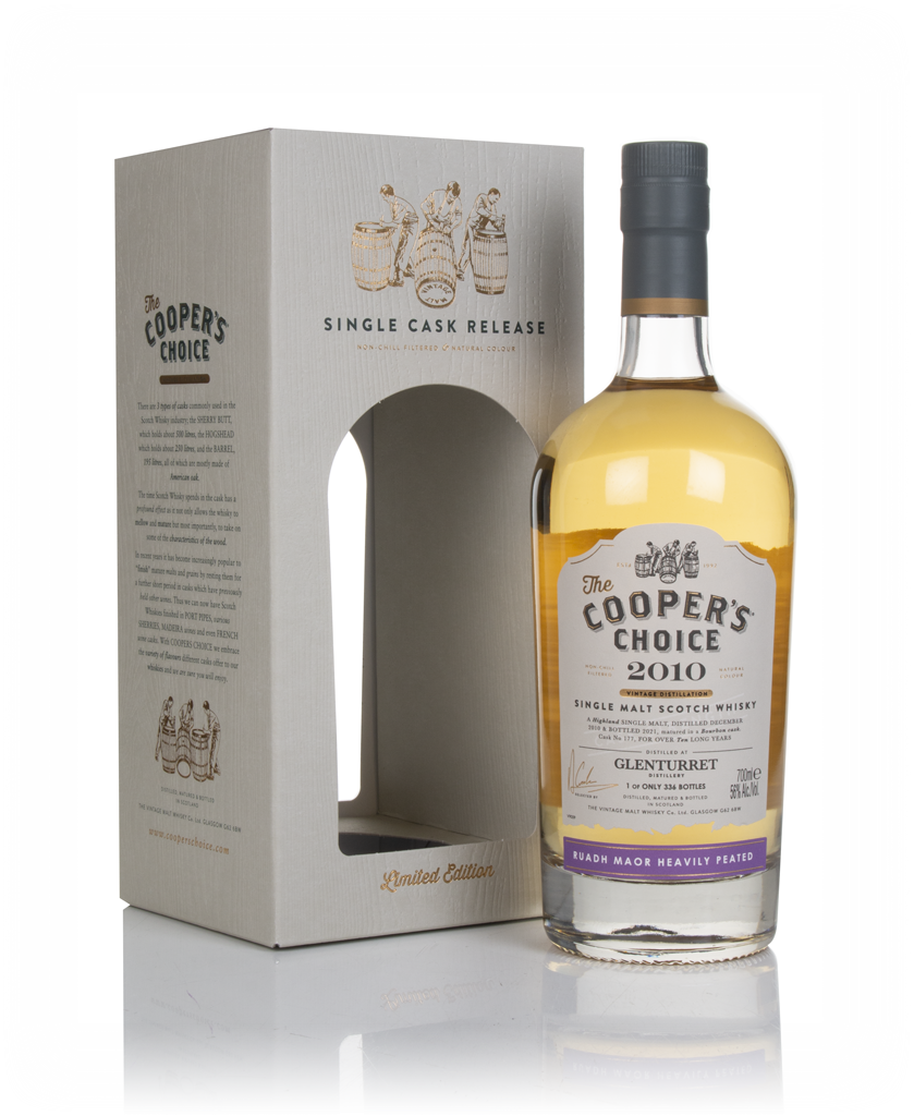 Ruadh Maor 10 Year Old 2010 (cask 177) - The Cooper's Choice (The Vintage Malt Whisky Co.) 70cl product image