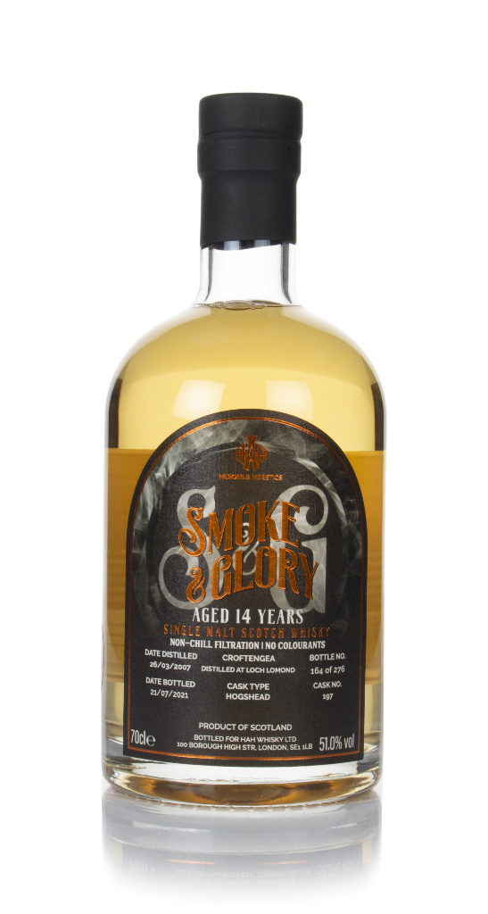 Croftengea 14 Year Old  2007 (cask 197) - Smoke & Glory (Heroes & Heretics) 70cl product image
