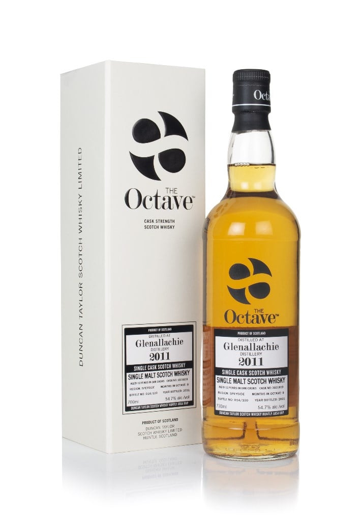 GlenAllachie 10 Year Old 2011 (cask 3031819) - The Octave (Duncan Taylor) 70cl product image