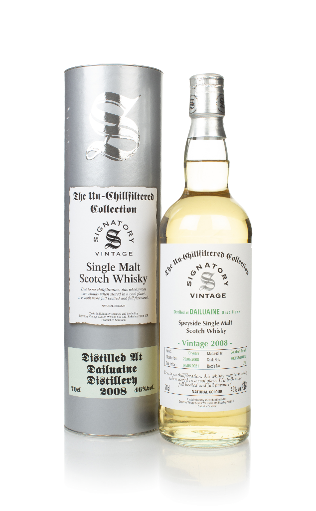 Dailuaine 13 Year Old 2008 (cask 800032 & 800038) - Un-Chillfiltered Collection (Signatory) 70cl product image